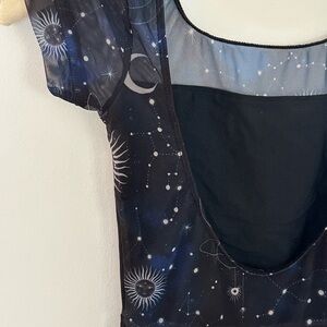 Ainsliewear Leotard Night Sky Bonnie Size S/P EUC